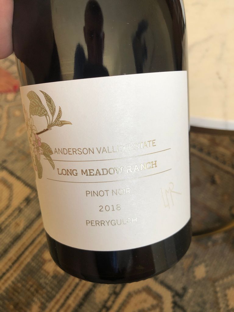 Long Meadow Ranch Pinot Noir Anderson Valley Estate Tanbark Mill