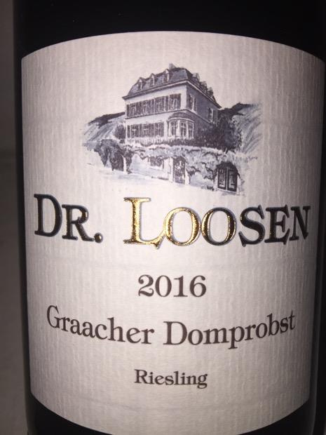 2016 Dr Loosen Graacher Domprobst Riesling Großes Gewächs Germany