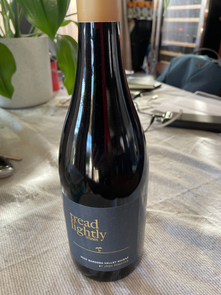 2020 Tread Lightly Wines Shiraz Barossa Australia South Australia