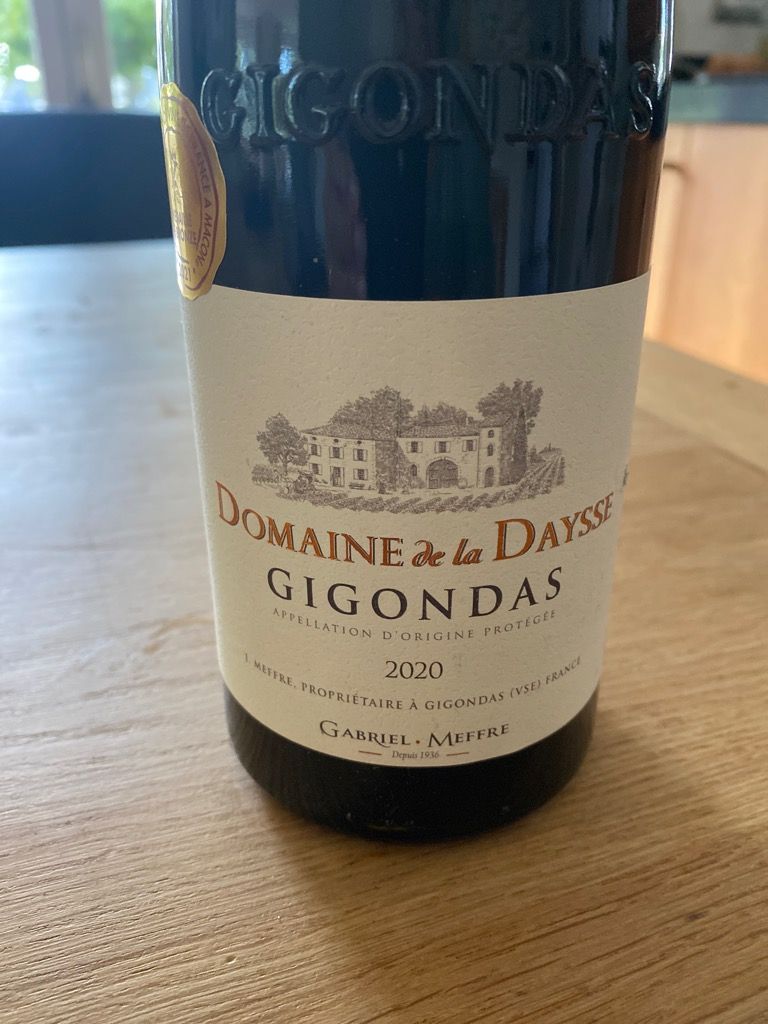 2020 Domaine de la Daysse Gigondas France Rhône Southern Rhône