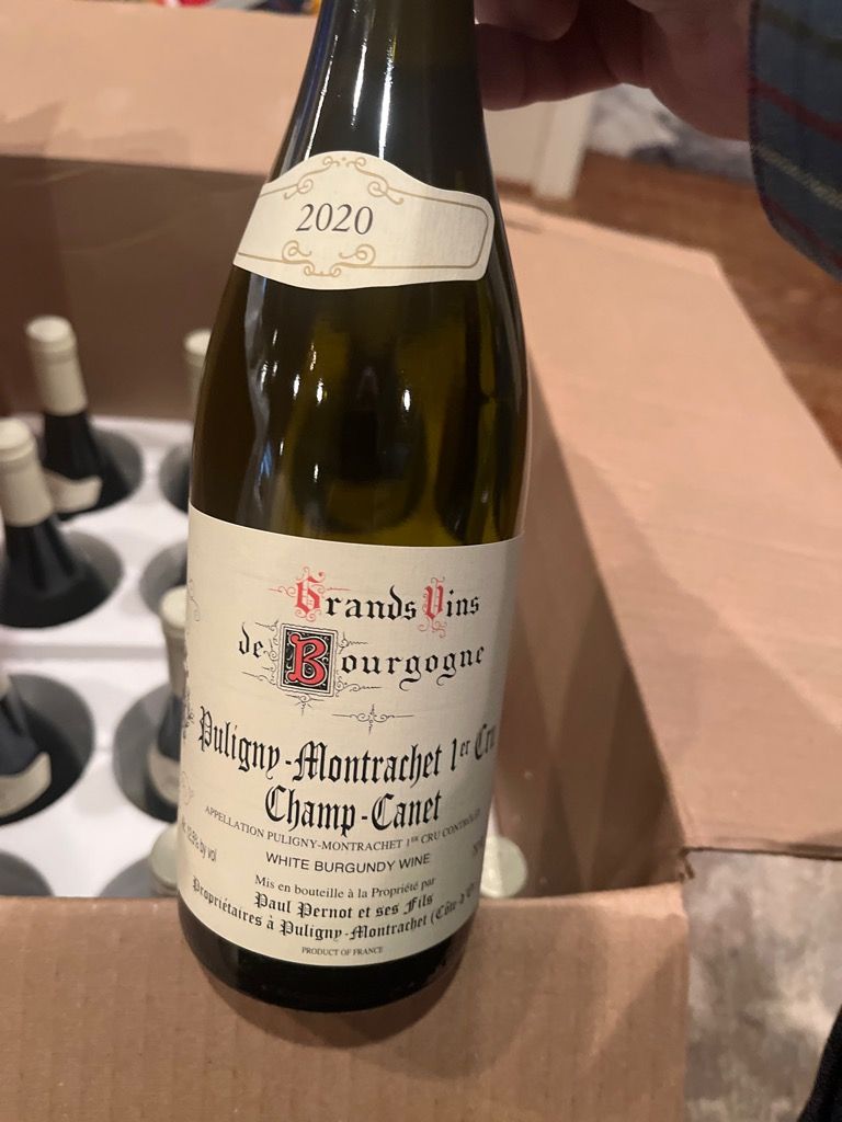 Paul Pernot Et Ses Fils Puligny Montrachet Er Cru Champs Canet