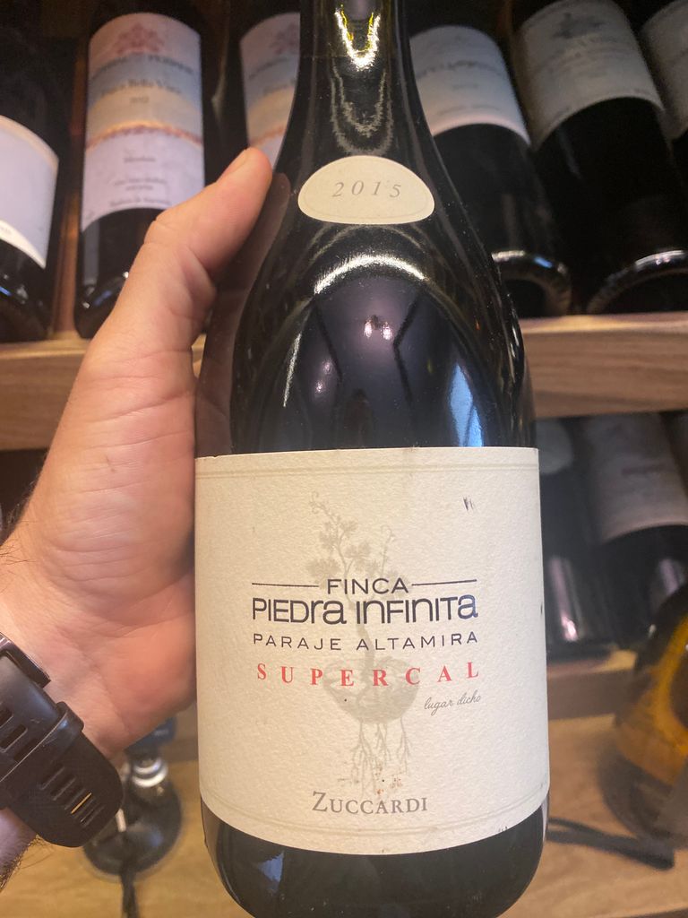 2015 Familia Zuccardi Finca Piedra Infinita Supercal Altamira