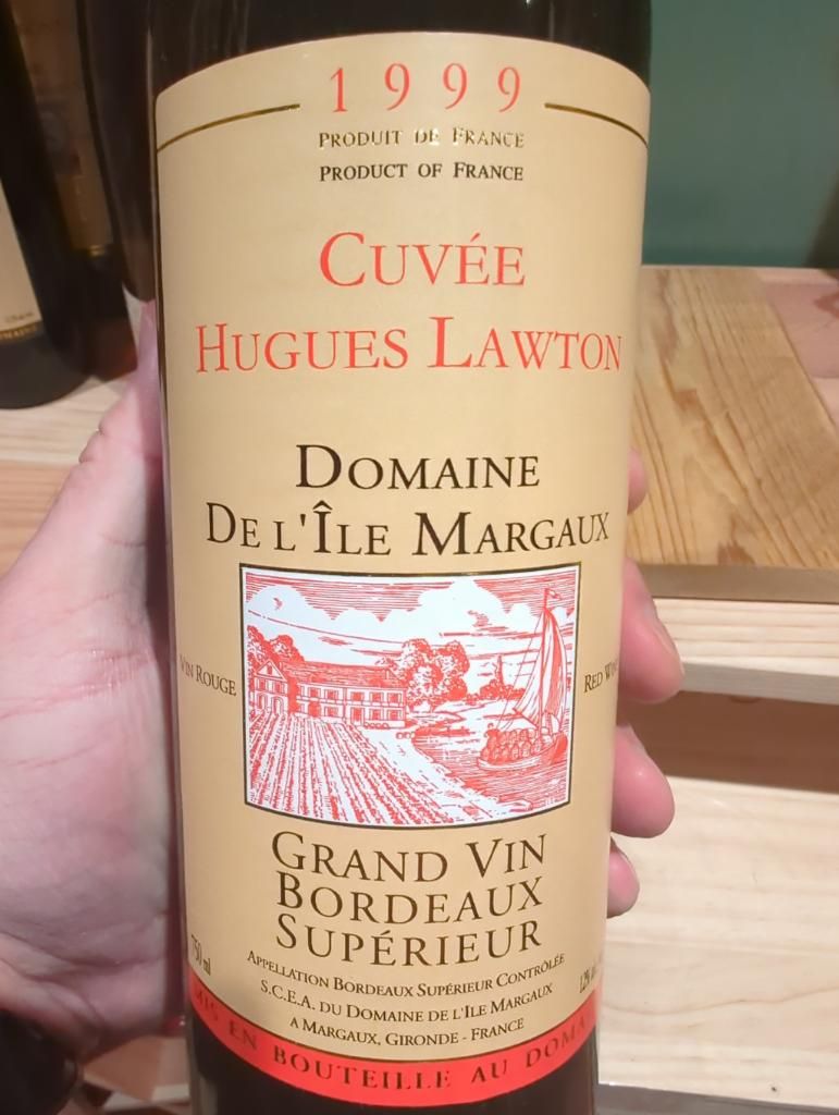 1999 Domaine de l Île Margaux Cuvée Hugues Lawton France Bordeaux