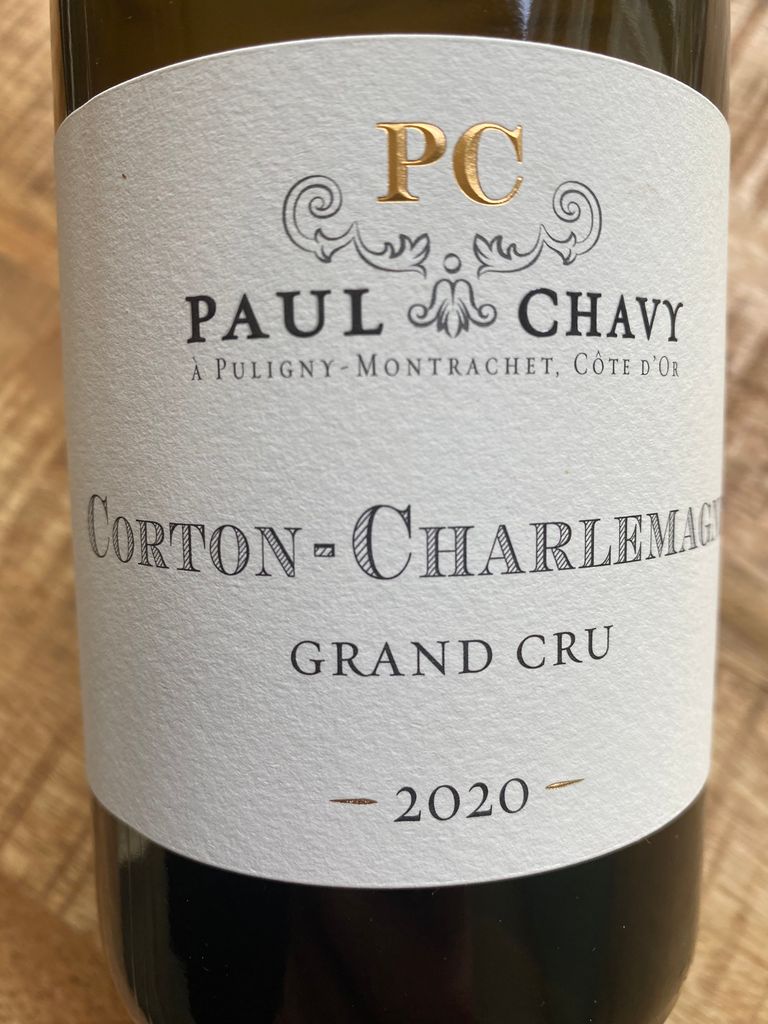 Paul Chavy Chardonnay Corton Charlemagne Grand Cru France