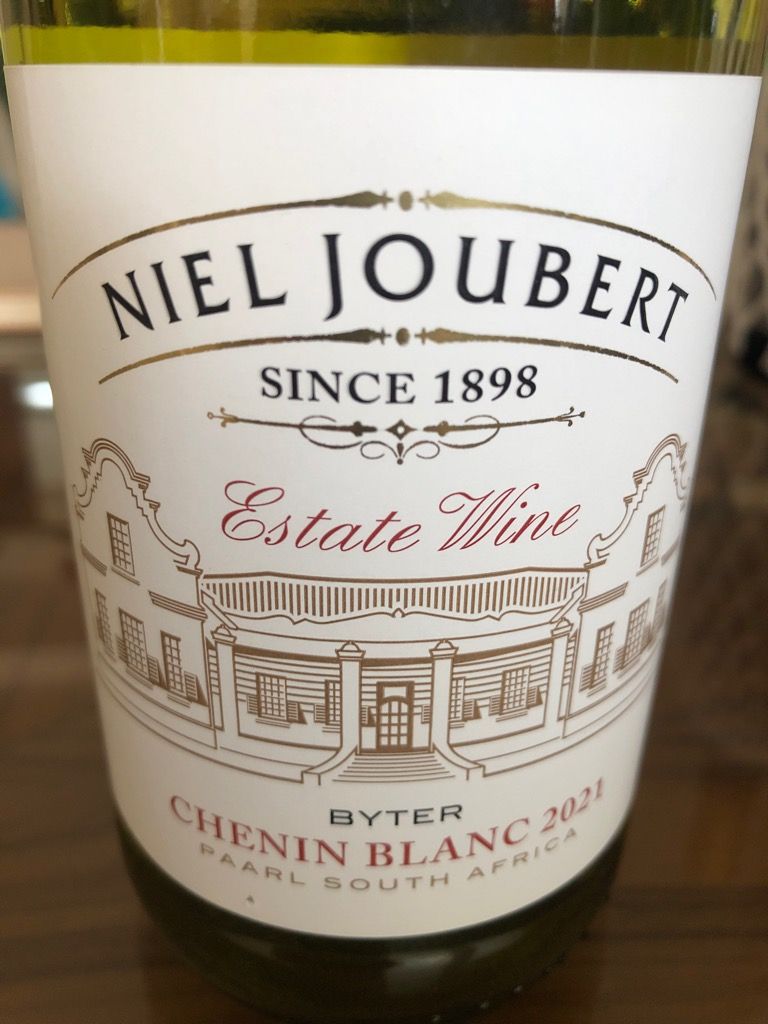 2020 Niel Joubert Chenin Blanc South Africa Coastal Region Paarl