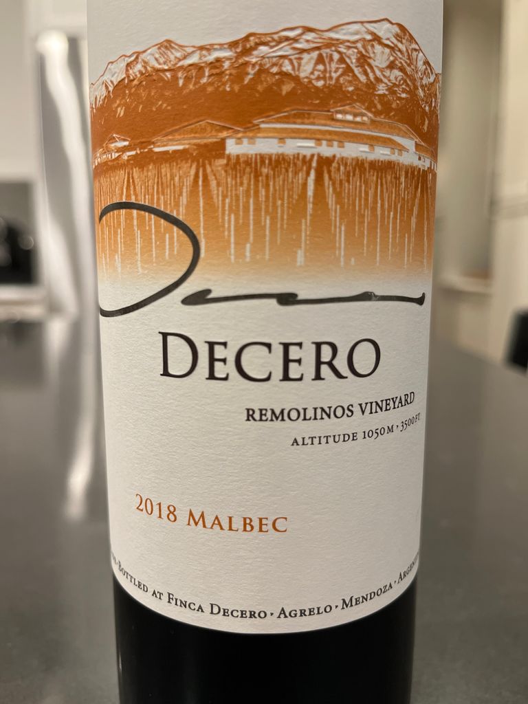 Finca Decero Amano Remolinos Vineyard Argentina Mendoza Lujan