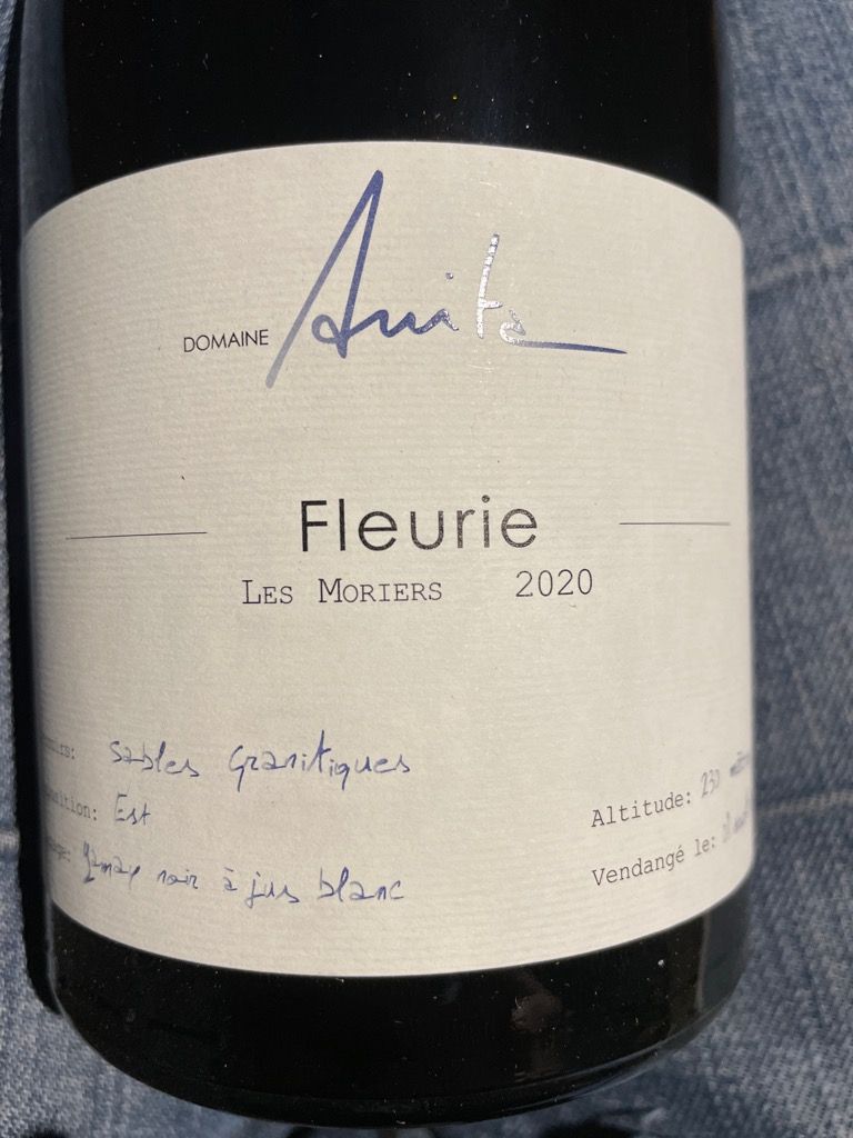 2022 Domaine Anita Fleurie Les Moriers France Burgundy Beaujolais