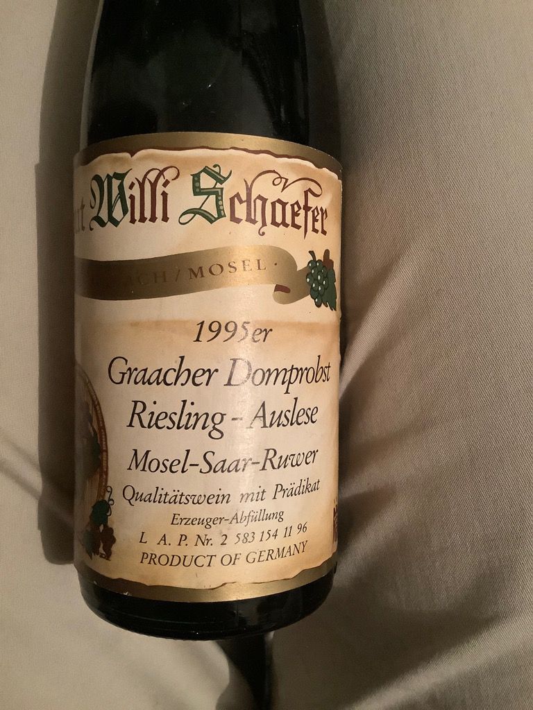 Willi Schaefer Graacher Domprobst Riesling Auslese Germany