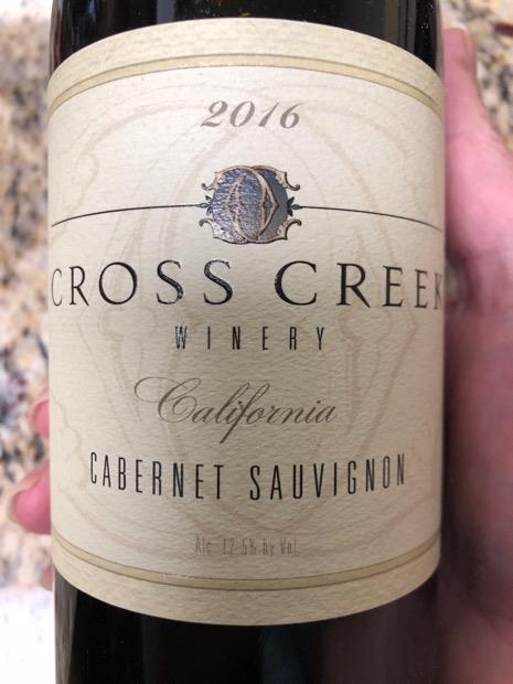 Cross Creek Winery Cabernet Sauvignon Usa California Cellartracker