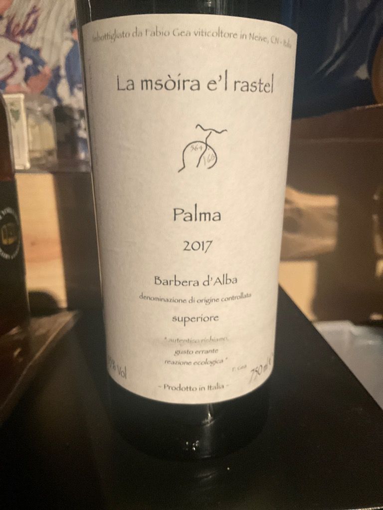 Fabio Gea Barbera D Alba Superiore Palma Italy Piedmont Alba