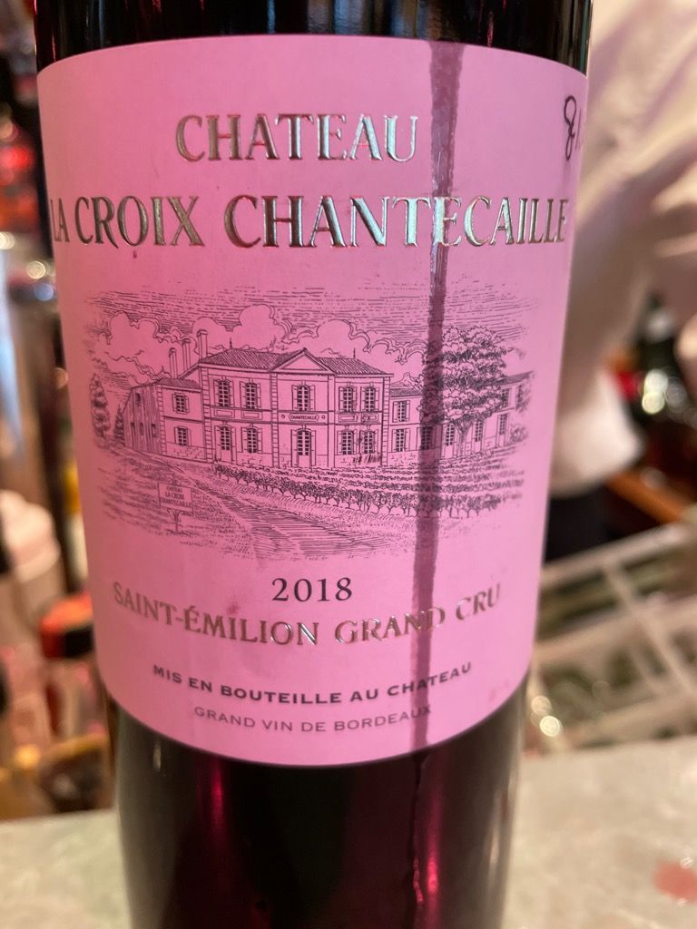 2018 Château La Croix Chantecaille France Bordeaux Libournais St