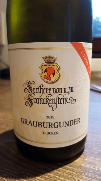 2020 Weingut Freiherr Von Und Zu Franckenstein Grauburgunder Germany