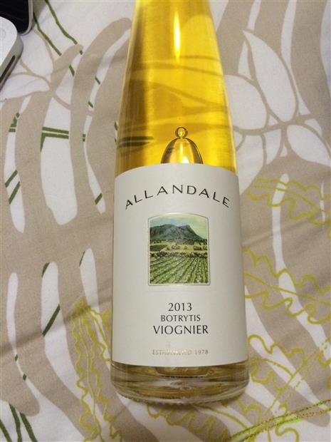 2014 Allandale Viognier Botrytis Australia New South Wales Hunter