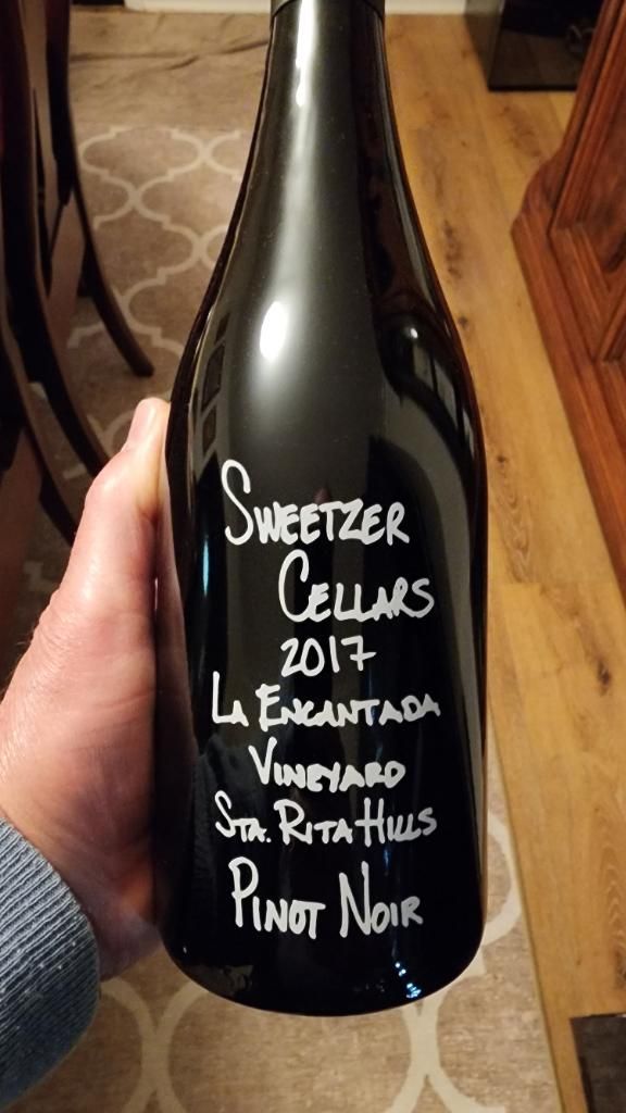 2017 Sweetzer Cellars Pinot Noir La Encantada Vineyard USA California