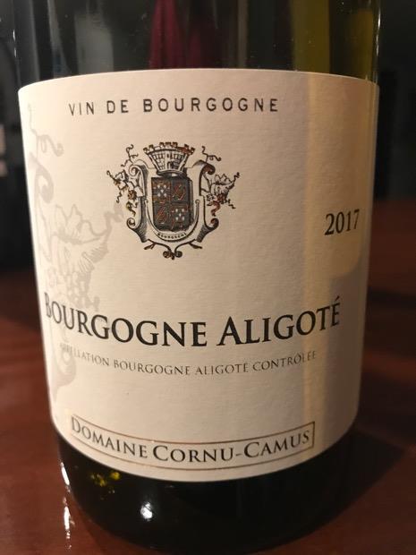 2016 Domaine Cornu Camus Bourgogne Aligoté France Burgundy Bourgogne