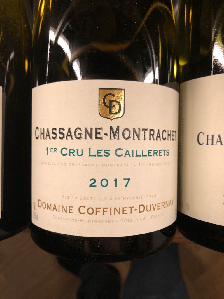 Domaine Coffinet Duvernay Chassagne Montrachet Er Cru Les