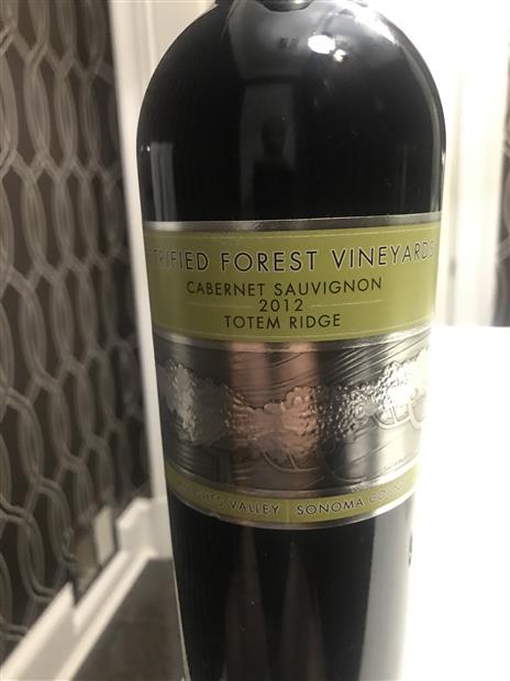 2012 Petrified Forest Vineyards Cabernet Sauvignon USA California