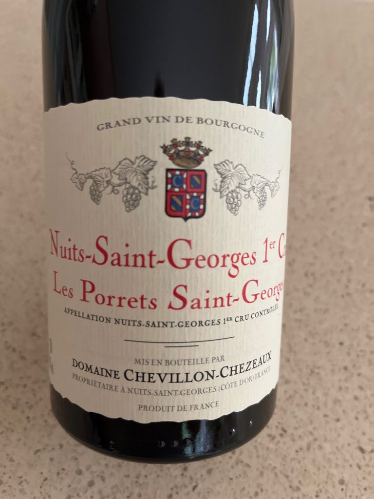 2023 Domaine Chevillon Chezeaux Nuits St Georges 1er Cru Les Porêts