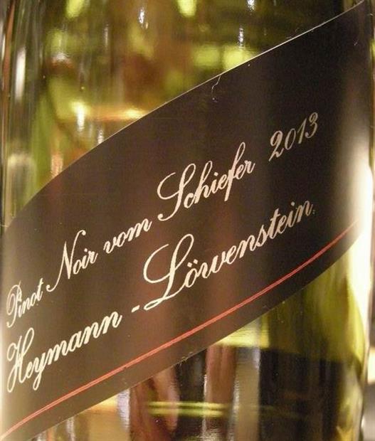 Weingut Heymann L Wenstein Pinot Noir Vom Schiefer Germany Mosel