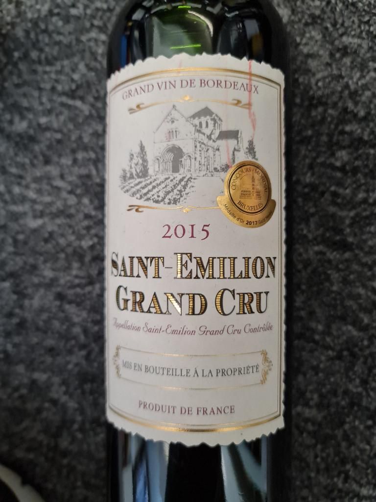 2015 L Union De Producteurs De Saint Emilion France Bordeaux