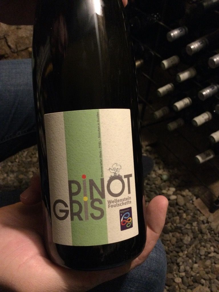 2022 Krier Welbes Pinot Gris Wellenstein Foulschette Luxembourg