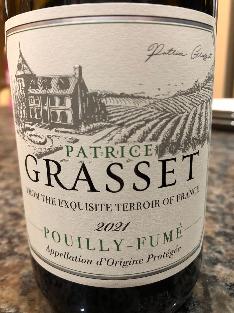 Patrice Grasset Pouilly Fum France Loire Valley Upper Loire