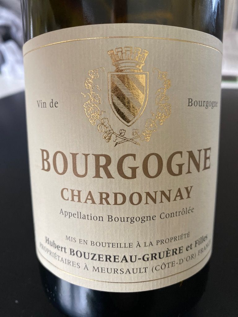 Hubert Bouzereau Gru Re Et Filles Chardonnay Bourgogne France