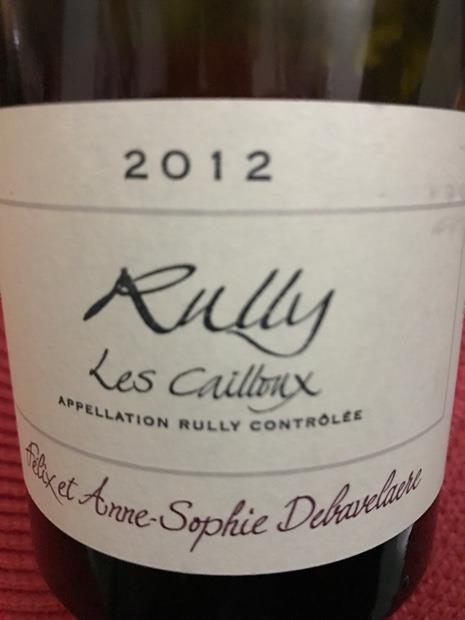 Domaine Rois Mages Rully Les Cailloux France Burgundy C Te