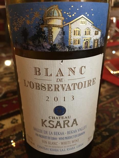 Ch Teau Ksara Blanc De L Observatoire Lebanon Bekaa Valley