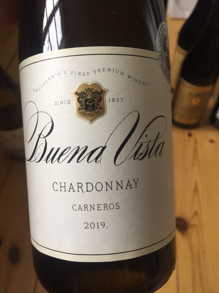 Buena Vista Chardonnay Winemakers Cuv E Carneros Usa California