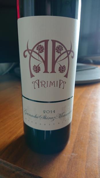 2020 Arimia Shiraz Grenache Mourvedre Australia Western Australia