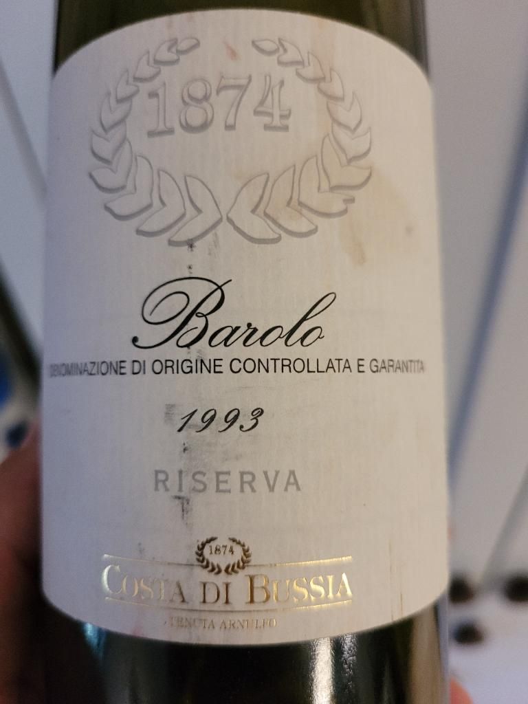 Tenuta Arnulfo Costa Di Bussia Barolo Riserva Italy Piedmont