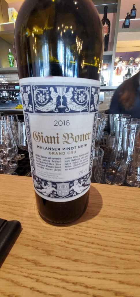 Giani Boner Pinot Noir Grand Cru Switzerland Eastern Switzerland