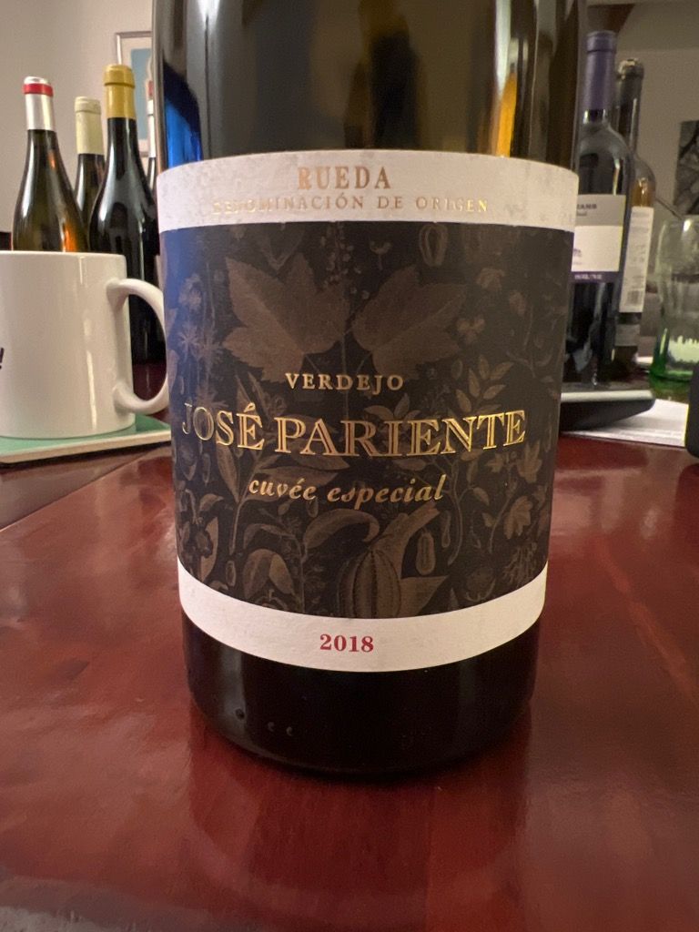 2018 Bodega José Pariente Verdejo Rueda Cuvée Especial Spain Castilla