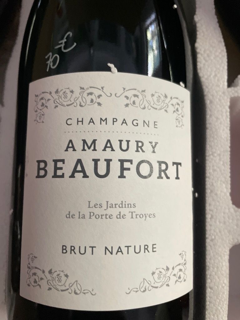 NV Amaury Beaufort Champagne Les Jardins De La Porte De Troyes France