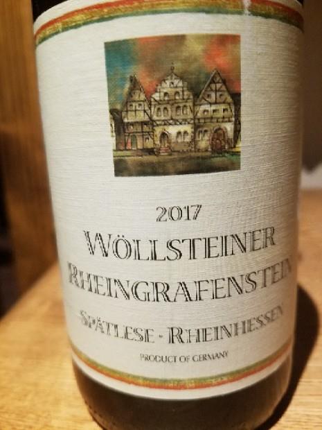 2010 Ferdinand Pieroth Wöllsteiner Rheingrafenstein Spätlese Germany