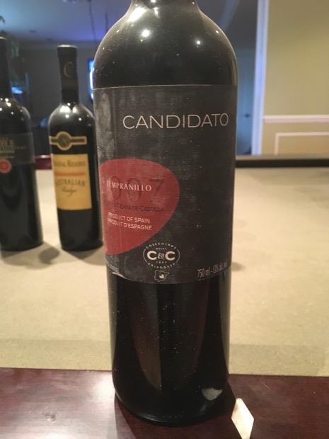 2008 Cosecheros Y Criadores Tempranillo Candidato Spain Castilla La