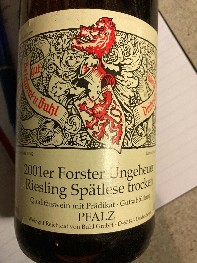 2005 Reichsrat Von Buhl Forster Ungeheuer Riesling Spätlese trocken