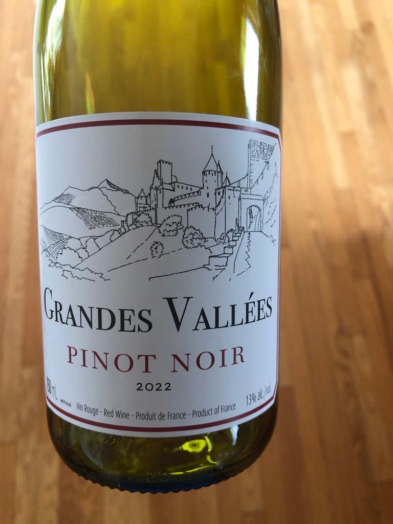 2022 Luc Pirlet Pinot Noir Vin De Pays D Oc Les Grandes Vallees France