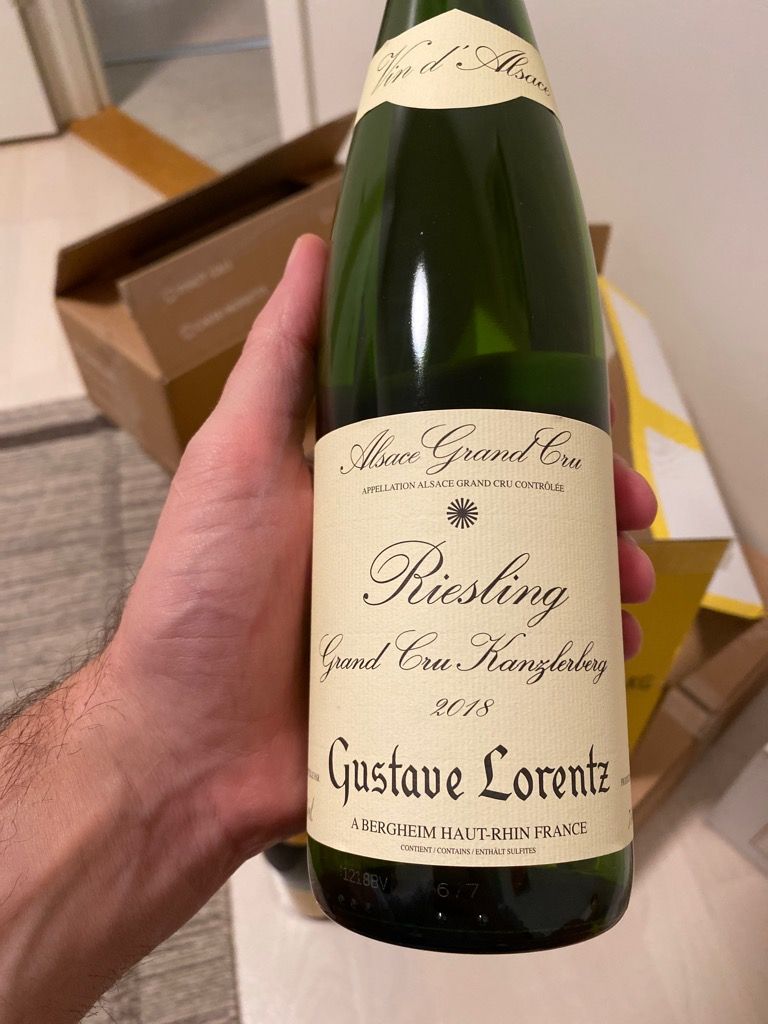 2018 Gustave Lorentz Riesling Kanzlerberg France Alsace Alsace Grand