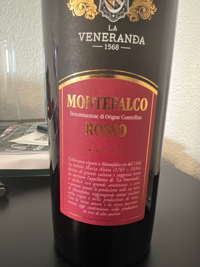 La Veneranda Montefalco Rosso Italy Umbria Montefalco