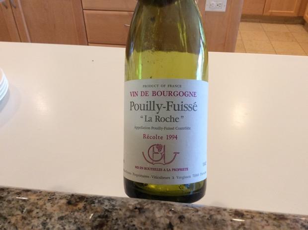 1994 Guffens Heynen Pouilly Fuissé La Roche France Burgundy