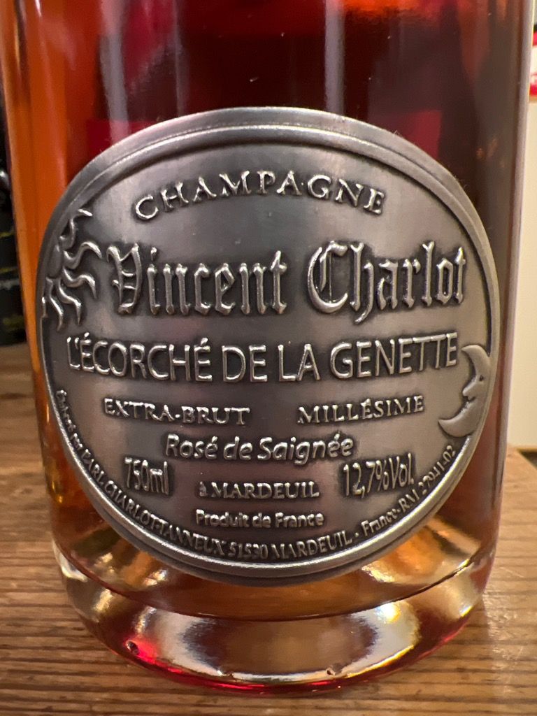 2014 Vincent Charlot Champagne l Ecorche de la Genette Rosé France