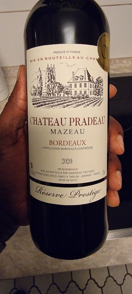 Ch Teau Pradeau Mazeau France Bordeaux Cellartracker