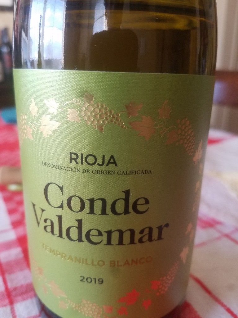 Bodegas Valdemar Tempranillo Blanco Rioja Conde De Valdemar Spain