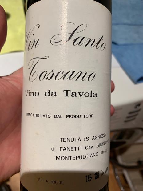 1975 Fanetti Vino Nobile Di Montepulciano Tenuta S Agnese Italy