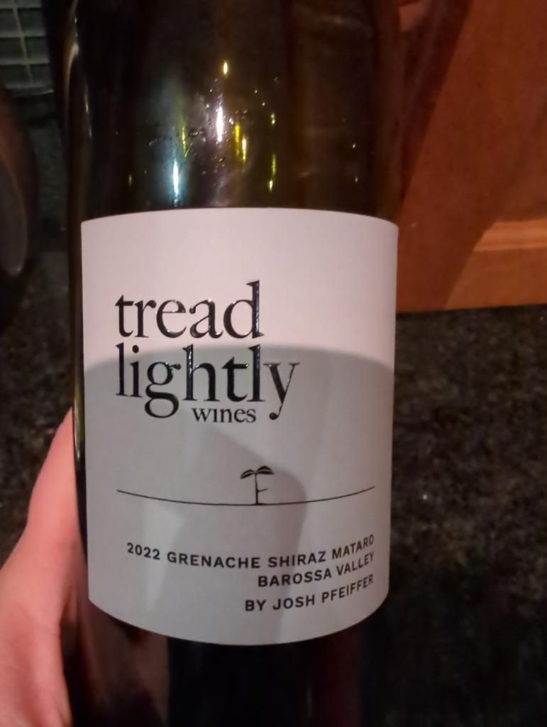 Tread Lightly Wines Grenache Shiraz Mataro Barossa Australia