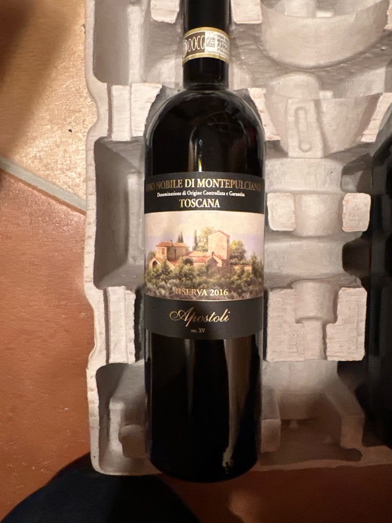 2016 Apòstoli Vino Nobile di Montepulciano Italy Tuscany