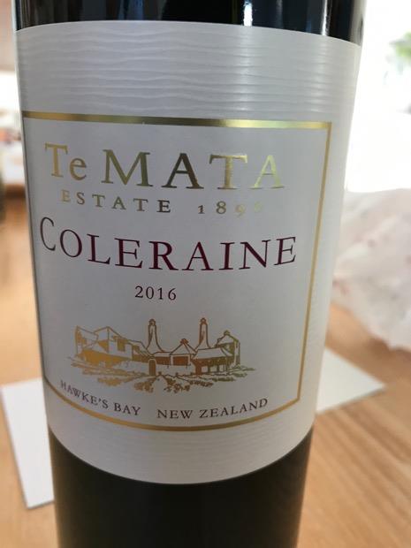 2016 Te Mata Estate Coleraine New Zealand North Island Hawke S Bay