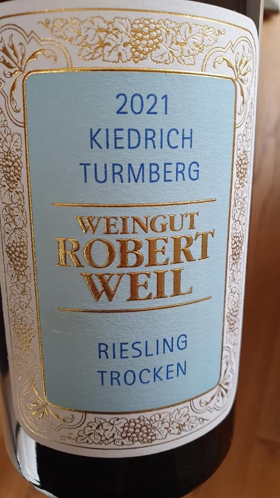 Weingut Robert Weil Kiedricher Turmberg Riesling Germany